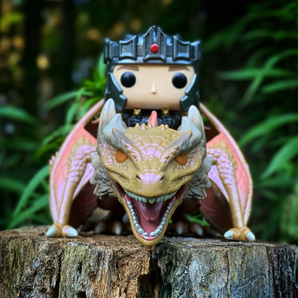 Ігрова фігурка Funko POP! Rides серії Дім Дракона S4 - Ейґон Тарґарієн і Сонцежар Дніпро - фото 3