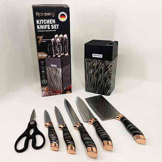 Набор хороших качественных кухонных ножей, Набор ножей для домашнего повара, Кухонные ножи для готовки MH-87 Львов