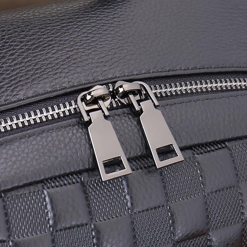 Чорний чоловічий шкіряний рюкзак для ноутбука Tiding Bag Київ - фото 10