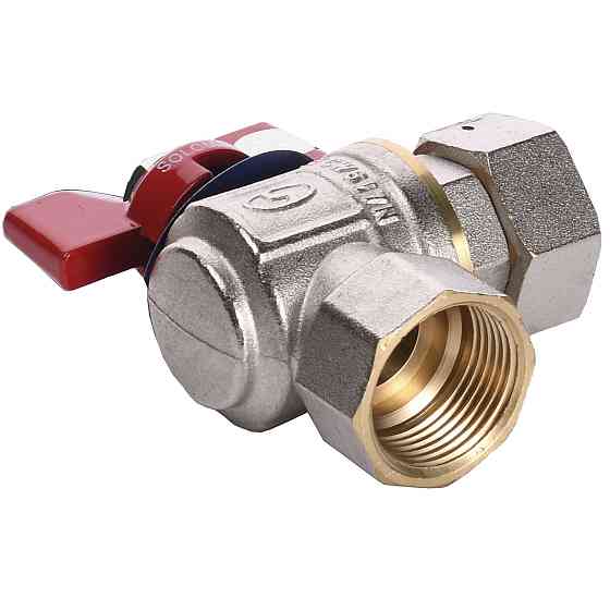 Кран кульовий кутовий з накидною гайкою SOLOMON 3/4″ ВВ PN40 160401 Луцк