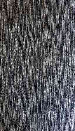 Шпалери вінілові на флізеліні AS creation The Bos 0.53х10 однотонні структурні чорні смужки сріблом Київ