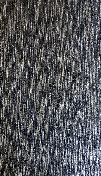 Шпалери вінілові на флізеліні AS creation The Bos 0.53х10 однотонні структурні чорні смужки сріблом Київ - фото 2