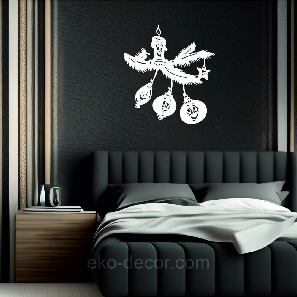 Декоративное настенное Панно «Новый год», Декор на стену 70*64 см Киев - изображение 5