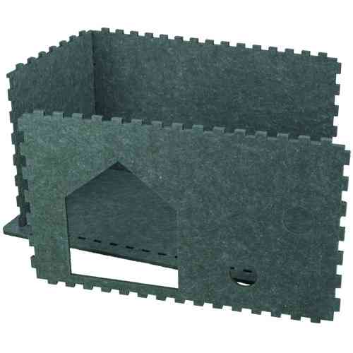 Будиночок Trixie Lene для котів фетр 54х30х35 см сірий Київ