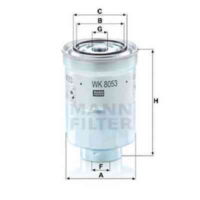 Фільтр паливний Mann WK8053Z Вінниця