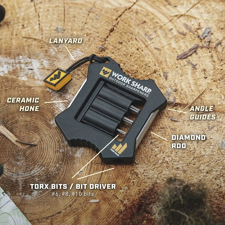 Акційний набір Work Sharp Точилка механічна The Precision Adjust Knife Sharpener WSBCHPAJ-I + Точилка механічна Micro WSEDCMCR Киев - изображение 12