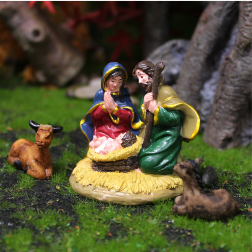 Рождественская инсталляция из полистоуна декора интерьера, миниатюры. Набор рождественских фигурок 3 шт. Одесса - изображение 1