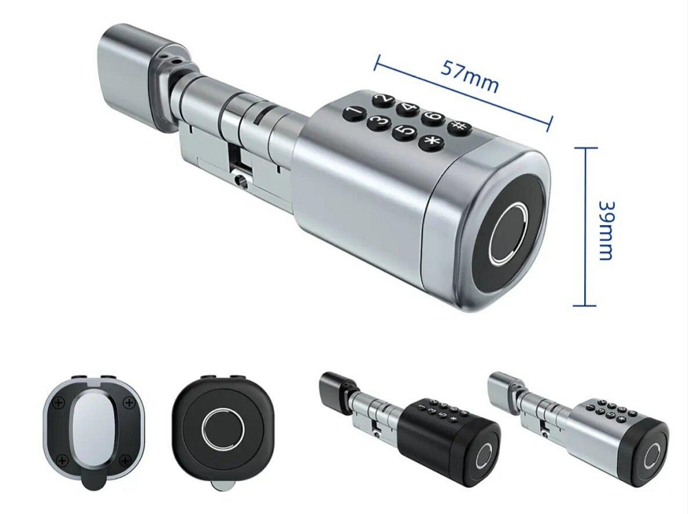 PES Cylinder Black 35х35Т кодовый смарт-цилиндр для замка Киев - изображение 8