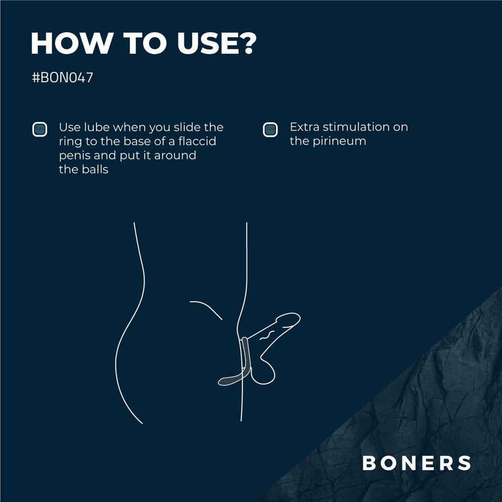 Ерекційне кільце Boners Cock ring Sex Aura Київ - фото 9