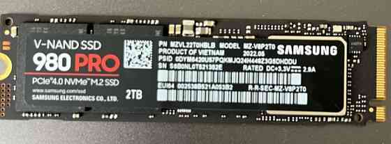 Жорсткий диск Samsung 980 Pro 2TB. SSD m2. Київ