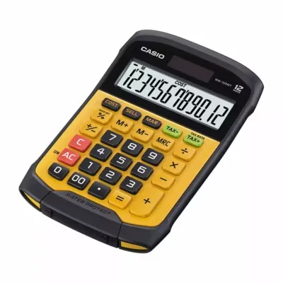 Калькулятор Casio WM-320MT-W-EC, чорно-желтый (CALC-CAS-WM-320MT-W) Винница - изображение 1