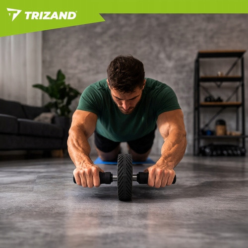 Роликове колеса для тренування преса з килимком Trizand (27668) Нововолинськ - фото 10
