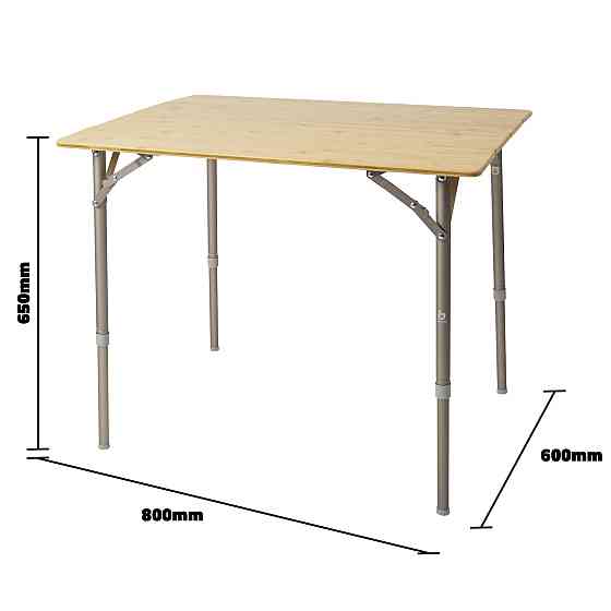 Стол Bo-Camp Suffolk 80x60 cm Brown (1404650) Вінниця