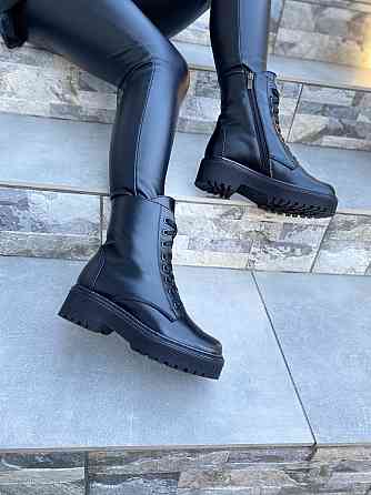 Черевики жіночі M.KRAFT чорні шкіра натуральна зима 37р.-40р. (4282) Коломыя