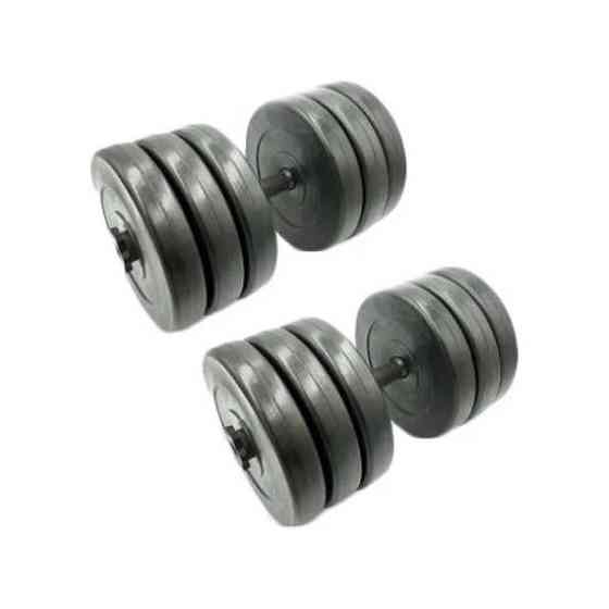 Гантели наборные композитные в пластиковой оболочке 2 шт по 30,5 кг Rock Pro NE-PL-G-030-2 Винница