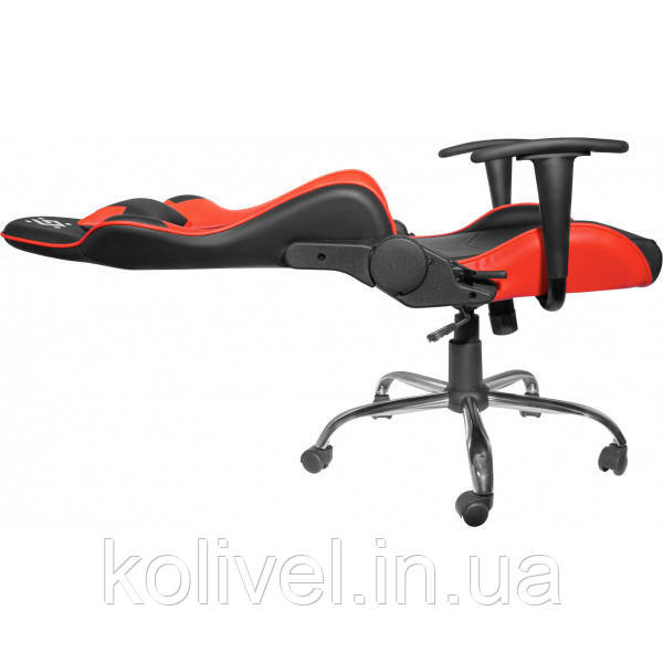 Крісло ігрове Defender Azgard поліуретан, 60мм, Black/Red (64358) Киев - изображение 5