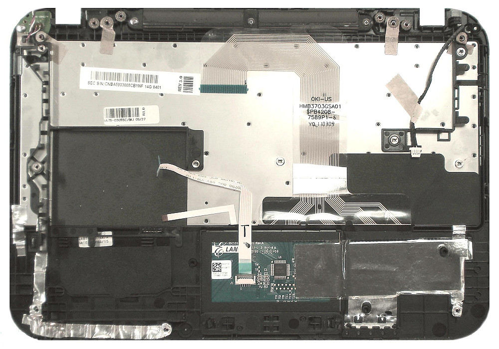 Клавиатура для ноутбука Samsung (NS310) Black, (Black TopCase), RU Вінниця - фото 2