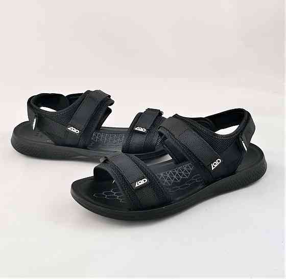 Чоловічі Сандалії Чорні Босоніжки на липучці (розміри: 40,41) - 26 Дніпро