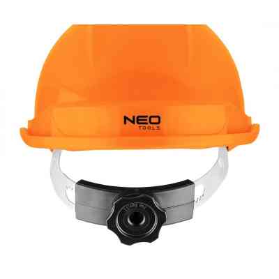 Каска захисна Neo Tools пластик ABS, пряжка для регулювання, помаранчева (97-225) Вінниця