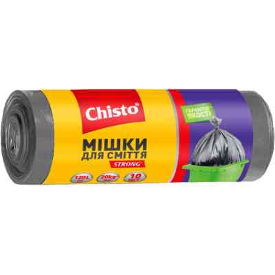 Пакеты для мусора Chisto Strong 120 л 10 шт. (4823098407898) Винница