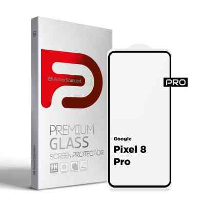Скло захисне Armorstandart Pro Google Pixel 8 Pro Black (ARM72908) Вінниця