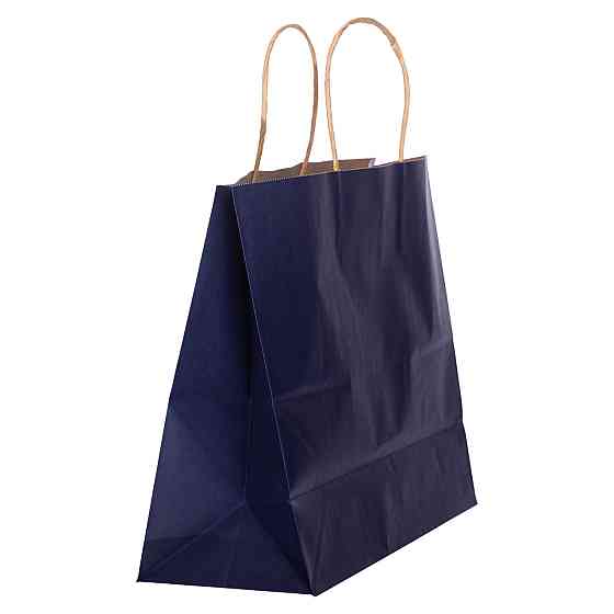 Крафтові пакети для подарків, 12 шт, чорні 31×12×25 см Київ