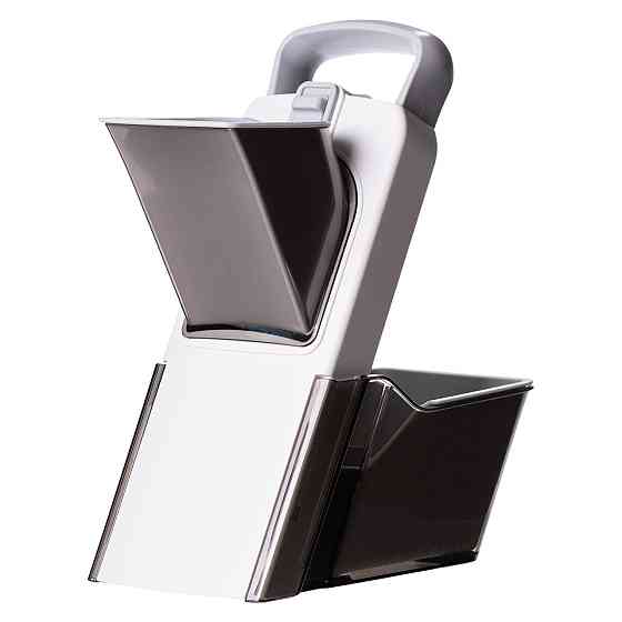 Овочерізка ручна універсальна з контейнером 19×12.5×34 см слайсер для овочів кухонна овочерізка HP-8-67 Київ