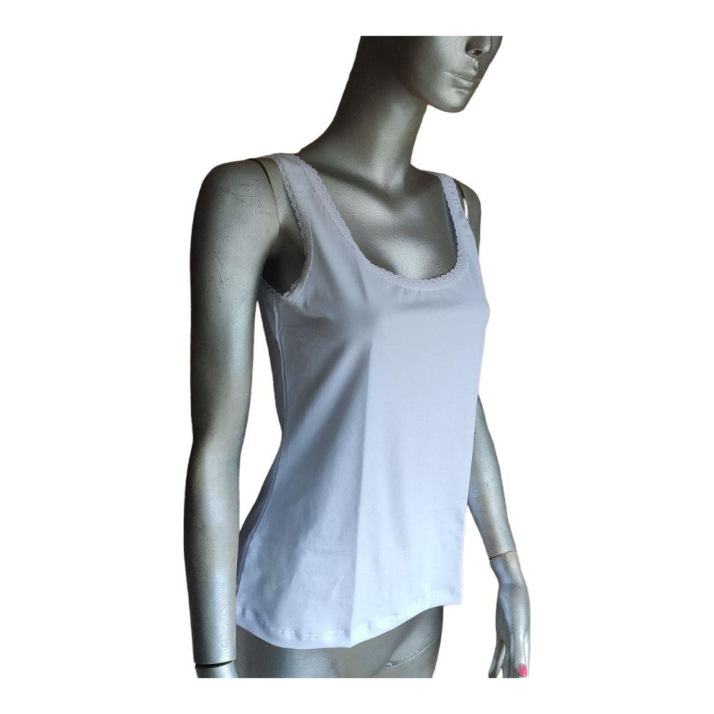 Женская майка р. 58 “Белая свежесть” - белая Киев - изображение 1