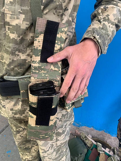 Підсумок одинарний на 2 магазини АК, для РПС, кольору: Хижак, Олива, Піксель (виробник) "Kremina" Днепр - изображение 6