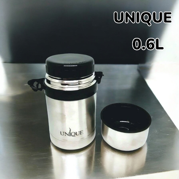 Термос Вакуумний 0.60 л харчовий З високоякісної нержавіючої сталі UNIQUE UN-1031 Одеса - фото 1