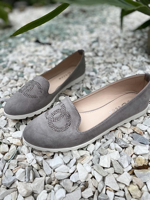 ERICO Балетки жіночі ERICO сірі еко-замша 38 (1300) Коломия - фото 1