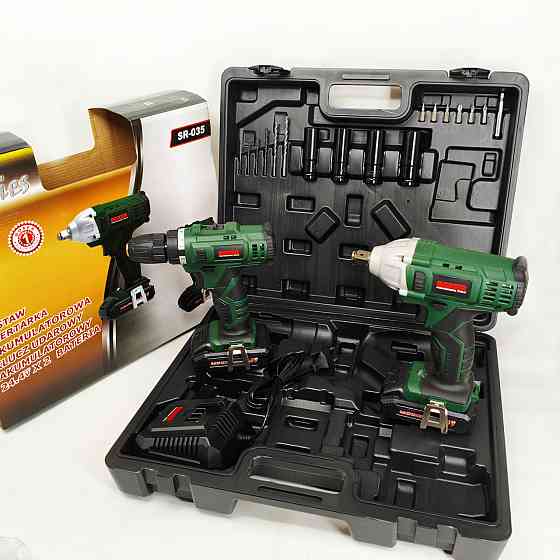 Набори інструментів для авто, Бюджетний надійний шуруповерт, Шуруповерт з набором біт в кейсі CV-29 Львів