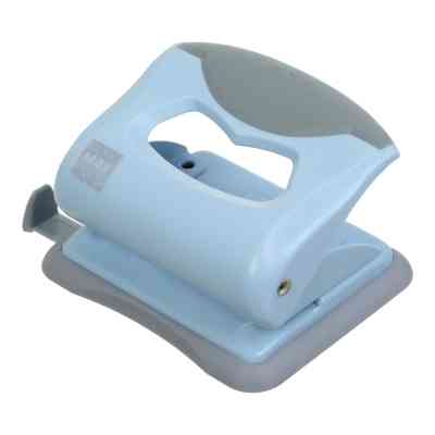 Діркопробивач Buromax пластиковий PASTEL, до 20 аркушів, 125 х 95 х 65 мм, блакитний (BM.4020-14) Вінниця