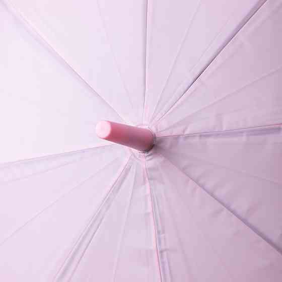 Классический детский зонт-трость полуавтомат из полиэстера прочный надежный 8 спиц диаметр 94 см Розовый HP-23-11P Киев