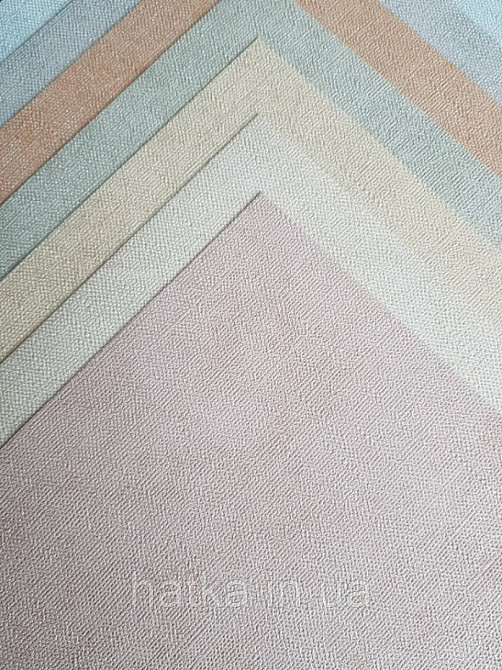 Шпалери вінілові на флізелін гарячого тиснення Marburg Shades однотонні світло бежеві Київ - фото 2