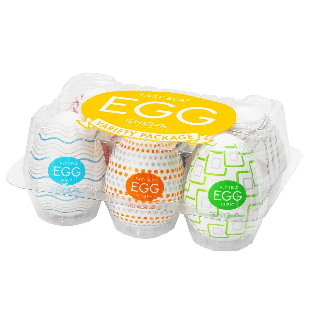 Набір мастурбаторів-яєць Tenga Egg Variety Pack - Standard (6 шт) Sex Aura Київ - фото 1