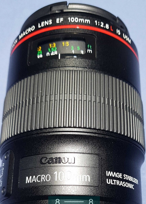 Объектив Canon EF 100mm. F/2.8L Macro IS USM. Киев - изображение 1