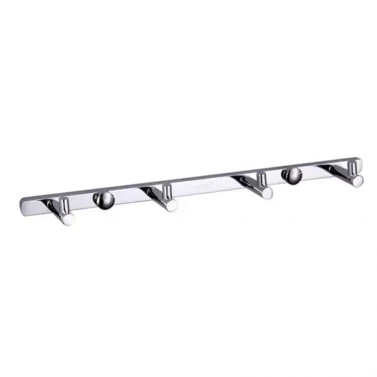 Держатель для полотенец и одежды GAPPO G202-4 на 4 крючка 235 мм, хром Киев - изображение 1