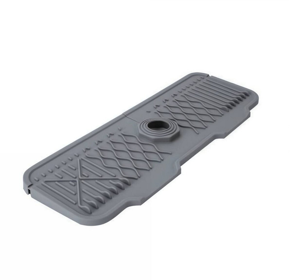 RB2 силіконовий килим для мийки сірий VALESO 43*15 Коломыя - изображение 2