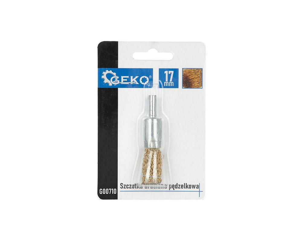 Дриля Щітка дротяна "GEKO" торцева з латунних дротиків  75мм 17 Киев - изображение 2