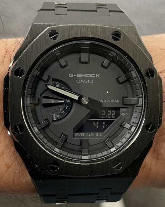 Мужские часы Casio GA-2100 Custom Full Metal Харьков - изображение 1