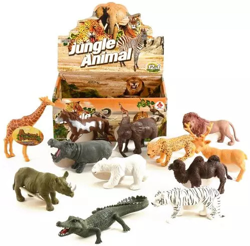 Тварини Y 588-1 дикі, 12 шт. в диспл., 25-10,5-19 см, шт Киев - изображение 1