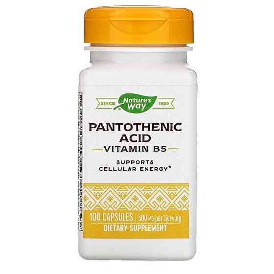 Пантотенова кислота (Pantothenic acid) 250 мг 100 капсул Київ
