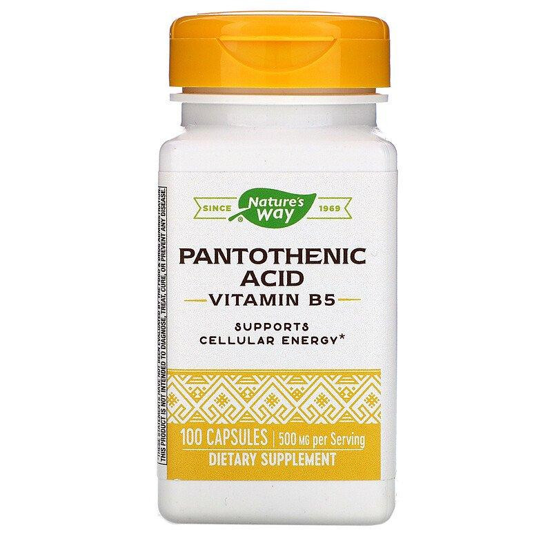 Пантотеновая кислота (Pantothenic acid) 250 мг 100 капсул Київ - фото 1