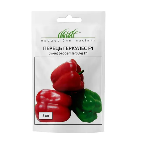 Перець Геркулес F1 кубічний червоний 8шт Професійне насіння Житомир - изображение 1
