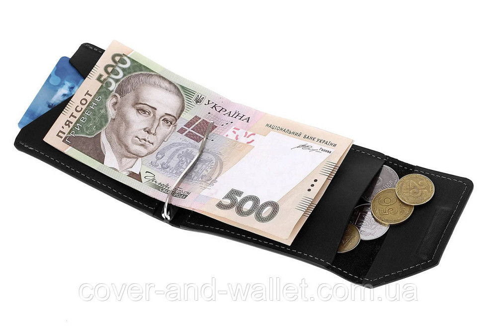 Компактний затиск для грошей на магнітах ручної роботи Grande Pelle Soldi Київ - фото 6