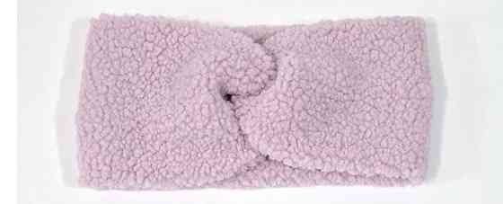 Пов'язка для волосся каракуль бузкова Київ