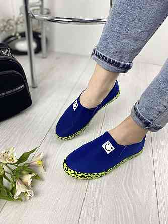 Bona Сліпони жіночі Bona MB-501 сині (літо, тканина) (1355) 36-39 Коломыя