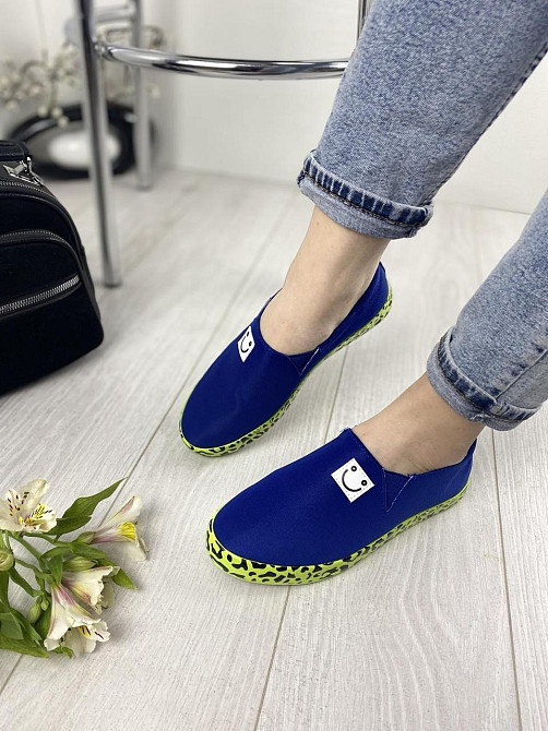 Bona Сліпони жіночі Bona MB-501 сині (літо, тканина) (1355) 36-39 Коломия - фото 6