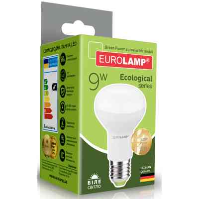 Лампочка Eurolamp LED R63 9W E27 4000K 220V (LED-R63-09274(P)) Винница